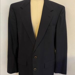 Vintage Givenchy monsieur navy blazer